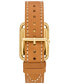 Women's The Miller Square Brown Leather Strap Watch 24mm