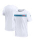 Фото #1 товара Men's White Tennessee Titans Oilers Throwback Sideline Coach Alternate Performance T-shirt