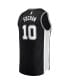 ფოტო #2 პროდუქტის Big Boys Pick Jeremy Sochan Black San Antonio Spurs 2022 NBA Draft First Round Pick Fast Break Replica Jersey - Icon Edition