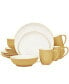 Colorwave Coupe 16-Pc. Dinnerware Set, Service for 4