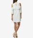 Фото #2 товара Avec Les Filles Women's Ruffled Cold Shoulder Dress White S