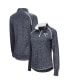 Фото #1 товара Women's Navy BYU Cougars Bikram Quarter-Zip Pullover Jacket