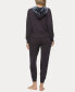 ფოტო #3 პროდუქტის Women's Aria Zip Up Hoodie and Jogger Lounge Set