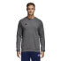 Фото #1 товара Мужской свитшот спортивный серый с логотипом Adidas CORE18 SW Top