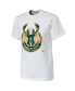 Фото #4 товара Men's NBA x Naturel White Milwaukee Bucks No Caller ID T-shirt