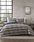 Фото #1 товара Rugged Plaid Micro Suede Reversible 2 Piece Duvet Cover Set, Twin