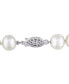 ფოტო #2 პროდუქტის Cultured Freshwater Pearl (7-1/2 - 8mm) 18" Strand Necklace