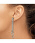 Stainless Steel Multi Circles Front and Back Dangle Earrings