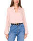 ფოტო #1 პროდუქტის Women's Long-Sleeve Collared Top