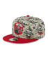 Фото #3 товара Men's Camo, Scarlet Tampa Bay Buccaneers 2023 Salute To Service 9FIFTY Snapback Hat