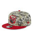 Men's Camo, Scarlet Tampa Bay Buccaneers 2023 Salute To Service 9FIFTY Snapback Hat