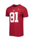 Фото #4 товара Men's Mark Andrews Crimson Oklahoma Sooners Alumni Name and Number Team T-shirt