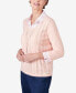 Фото #5 товара Petite A Fresh Start Stripe Collar Layered Necklace Sweater