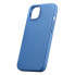 Фото #7 товара Чехол для iPhone 14 Plus ICARER из натуральной кожи с MagSafe Litchi Premium Leather Case синий