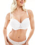 Ivory Rose Fuller Bust Bridal Milan DD-G mesh balconette bra in white