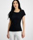 Women's Asymmetrical T-Shirt, Created for Macy's