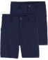 Kid 2-Pack Stretch Uniform Chino Shorts 7