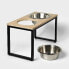 Фото #2 товара 4 Cup Collapsible Tall Elevated Feeder Double Cat & Dog Bowl - Boots & Barkley