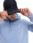 Polo Ralph Lauren icon logo loopback terry hoodie in light blue Синий, S - Chest 35-37 - фото #2