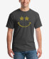 Men's Word Art Rockstar Smiley Short Sleeve T-shirt