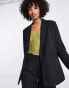 Фото #1 товара Reclaimed Vintage oversized blazer in black