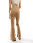 Фото #6 товара Vero Moda jersey flare trouser in beige