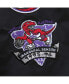 ფოტო #4 პროდუქტის Men's Black Toronto Raptors Hardwood Classics Vintage-like Logo Full-Zip Bomber Jacket