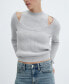 Фото #4 товара Women's Low-Cut Neck Sweater