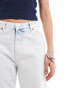 Фото #5 товара Monki Naoki loose fit low rise jeans in light bleached blue