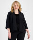 Plus Size Open-Front Soft Blazer