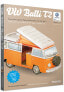 Фото #3 товара Модель автомобиля "VW Bulli T2" оранжево-белая от Franzis Verlag - Карточная модель