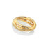 Jacques Hope DR229 double gold plated diamond ring