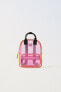 Multicoloured vinyl mini backpack