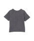 ფოტო #2 პროდუქტის Baby Boys and Baby Girls Alfie Drop Shoulder Tee