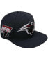Фото #2 товара Men's Black Clark Atlanta Panthers Arch Over Logo Evergreen Snapback Hat