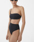 Фото #1 товара Плавки MANGO Asymmetrical Swimsuit