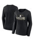 Фото #1 товара Women's Black Pittsburgh Steelers Plus Size Foiled Play Long Sleeve T-Shirt