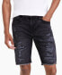 ფოტო #1 პროდუქტის Men's Slim-Fit Destroyed Denim Shorts