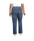 Фото #2 товара Plus Size Recover High Rise Relaxed Straight Leg Utility Blue Jeans