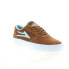 Фото #4 товара Lakai Manchester MS1240200A00 Mens Brown Skate Inspired Sneakers Shoes