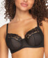 Фото #1 товара Women's Fleurs 4-Section Cup Unlined Embroidered Underwire Bra, 115166