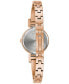 ფოტო #3 პროდუქტის x Marc Anthony Women's Modern Diamond Accent Rose Gold-Tone Stainless Steel Bangle Bracelet Watch 26mm