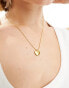 Фото #4 товара Lost Souls stainless steel puff heart pendant necklace in gold