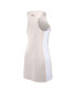 ფოტო #3 პროდუქტის Women's White Texas Longhorns Studio Boost Athletic Half-Zip Dress