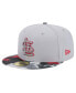 ფოტო #1 პროდუქტის Men's Gray St. Louis Cardinals Active Team Camo 59FIFTY Fitted Hat