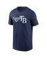 Фото #2 товара Men's Navy Tampa Bay Rays Local Team Skyline T-shirt