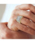 ფოტო #2 პროდუქტის Ringside Shine Natural Certified Diamond 2.5 cttw Round Cut 14k Yellow Gold Statement Ring for Men