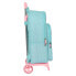 School Rucksack with Wheels Moos Butterflies Blue 30 x 46 x 14 cm