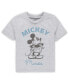 Toddler Boys and Girls Heather Gray Mickey Mouse What's Up Pals T-shirt