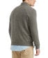 ფოტო #1 პროდუქტის Men's Big & Tall Quarter-Zip Sweater